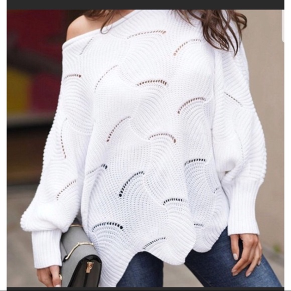 FINAL OFF SHOULDER SWEATER - Picture 6 of 9